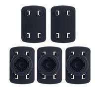 Qsvbeeqj Adaptateur universel de 17 mm rond mort vers 4 boucles pour support de téléphone de voiture, construction ABS, installation facile