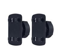 Qsvbeeqj Adaptateur universel de 17 mm rond mort vers 4 boucles pour support de téléphone de voiture, construction ABS, installation facile