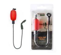 Qsvbeeqj Alarme de pêche à la carpe résistante aux intempéries avec lumière LED et capteurs d'inertie qui se dirigent rapidement sur les alarmes de poisson pour la nuit du jour la pêche Alarme