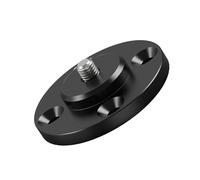 Qsvbeeqj Alliage d'aluminium multifonctionnel 1/4 vis adaptateur base de fixation pour tablette trépied montage et éclairage de studio support de caméra de bureau en alliage d'aluminium