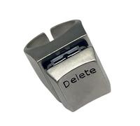 Qsvbeeqj Anneaux innovants Deletes Keycap qui représentent un nouvel artisanat en alliage robuste Convient aux amateurs de mode et aux individualistes bijoux de démarrage de conversation, comme décrit