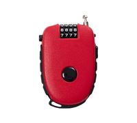 Qsvbeeqj Antivol métallique rétractable durable avec code Serrure à combinaison multi-usage pour vélo d'extérieur Scooter Valise Roue combinée de voyage compacte Vélo de voyage Bike Lock