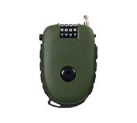 Qsvbeeqj Antivol métallique rétractable durable avec code Serrure à combinaison multi-usage pour vélo d'extérieur Scooter Valise Roue combinée de voyage compacte Vélo de voyage Bike Lock