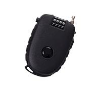 Qsvbeeqj Antivol métallique rétractable durable avec code Serrure à combinaison multi-usage pour vélo d'extérieur Scooter Valise Roue combinée de voyage compacte Vélo de voyage Bike Lock