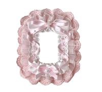 Qsvbeeqj Arcs Porte-cartes Photo Joli étui pour cartes Sac de rangement Dentelle Photocard Coque Mignon Photo Manche Carte de Crédit Protection Dentelle Porte-cartes Protection Arcs Photo Manches