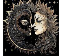 Qsvbeeqj Astrologie Tarot Tissu Jeu de société Metaphysique Mat Pendulum Divinations Nappe Coussin de cartes de jeu de société