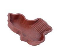 Qsvbeeqj Bac à animaux pelé extra large Safe Safe Design ABS Deux Environnements pour les espèces d'eau partielles Réservoir d'eau pour reptiles de taille moyenne