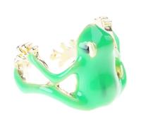 Qsvbeeqj Bagues grenouille Accessoires de déclaration Bagues Taille réglable Ornement de doigt accrocheur Bijoux élégants pour les couples Accessoire tendance unisexe, comme décrit