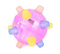 Qsvbeeqj Balle d'Activation Saut pour Chiens Jouet Interactif pour Chat 12,7 cm Clignotant Musique Rebondie Balles de Danse Chiots Balle Jouet pour Chien Balle qui se déplace toute seule