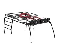 Qsvbeeqj Barres de toit anti-métal avec 6 LED - Pièce de modification pour SCX10 Crawler 1/10