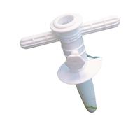 Qsvbeeqj Base de parasol de jardin en PEHD renforcée Base de parasol facile à transporter pour une meilleure stabilité sur les terrasses de terrasse et les pelouses Bâtons de sable de tente de camping