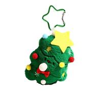 Qsvbeeqj Beau Père Noël Porte-clés Pendentif Arbre de Noël Doux Santa Cartoon Charm Pour Garçons Filles Distributeur Automatique En Peluche Porte-clés En Vrac Pour Sacs À Dos Garçons, C, Taille Unique