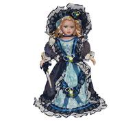Qsvbeeqj Belle poupée triangélique en porcelaine modèle debout délicat 43,2 cm statuette en porcelaine table bureau décoration maison poupée