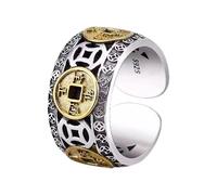 Qsvbeeqj Bijou en alliage inspiré de la culture - Finition antique, léger et confortable - Unisexe - Tendance - Bijoux de fête en laiton faits à la main, Comme décrit