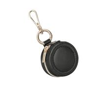 Qsvbeeqj Boîte à bijoux portable doublée de peluche avec fixations de porte-clés Stockage sûr pour bagues, colliers, voyage, fitness, taille unique, comme décrit