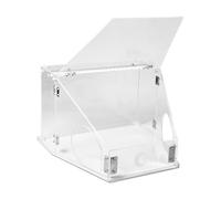 Qsvbeeqj Boîte à poussière de ponçage à LED en plastique pour le ponçage et les projets d'artisanat