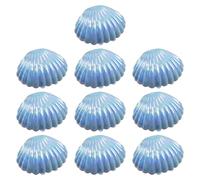 Qsvbeeqj Boîte cadeau de coquille scintillante pour la friandise de Noël sous vide finition métallique porte-bijoux support de collation boîte à bonbons portable pour événement
