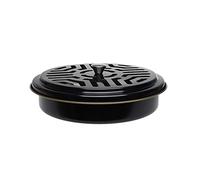 Qsvbeeqj Boîte pratique pour intérieur et extérieur en métal avec couvercle pour la pêche, le camping, boîte anti-défense multifonctionnelle noir, rouge, bleu, or