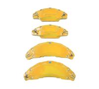 Qsvbeeqj Bouclier d'étrier de frein spécifique au véhicule en aluminium robuste résistant aux secousses adapté pour les housses d'étrier de frein en aluminium de véhicule