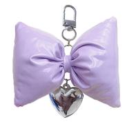 Qsvbeeqj Bowknot Keychain Porte-clés fonctionnel Ornement Mode Porte-clé Délicat Pendentif Sac Porte-clés Convient pour les clés et le sac