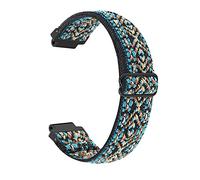 [Qsvbeeqj] Bracelet de montre intelligente en nylon tressé réglable pour Garmin Forerunner 735xt Bracelet souple