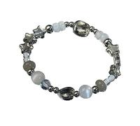 Qsvbeeqj Bracelet élégant en forme d'étoile en cristal minimaliste Y2K Cool Star Bracelet Sweet Look Chaîne de Main Cadeau Femme Homme Couple Minimaliste Métal
