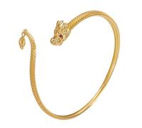 [Qsvbeeqj] Bracelet jonc dragon chinois à la mode rétro bracelet chinois dragon bracelet d'amitié bijoux cadeau pour couples