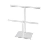 Qsvbeeqj Bracelet Support d'affichage Collier Support de Rack Présentoir Texture Acrylique Convient aux Amateurs Porte-bijoux Portable