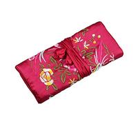 Qsvbeeqj Brocart de soie brodé Wrap Sac à bijoux Cadeaux Basket Sac à langer (plusieurs couleurs) Bijoux Bijoux, taille unique, comme décrit