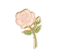 Qsvbeeqj Broche rose pratique - Broche unique en forme de fleur de rose - Bijou qui donne une touche de charme à tous les ensembles