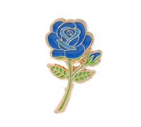 Qsvbeeqj Broche rose pratique - Broche unique en forme de fleur de rose - Bijou qui donne une touche de charme à tous les ensembles