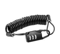 Qsvbeeqj Câble à combinaison portable à 3 chiffres Verrouillage Vélo Casque de chaîne anti-vol pour bagages Casques Chaîne de sécurité portable Cadenas
