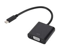 Qsvbeeqj Câble adaptateur Plug and Play USB 3.1 type C vers VGA pour une connexion facile aux écrans et projecteurs d'ordinateur convertisseur USB C vers VGA