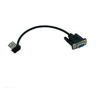 Qsvbeeqj Câble adaptateur portable RS232 femelle vers USB femelle pour une intégration transparente des appareils et une connexion d'ordinateur portable