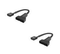 Qsvbeeqj Câble de conversion USB vers 2.0 mâle femelle pour connexion entre cartes mères modernes et appareils plus anciens Convertisseurs 19 broches vers 2.0