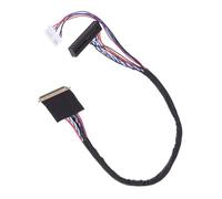 Qsvbeeqj Câble d'écran LVDS LED LCD LVDS 40 broches 6 bits avec support à deux canaux et couche extérieure en PVC flexible