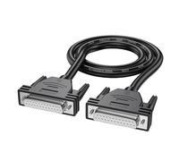 Qsvbeeqj Câble d'extension 26 AWG DB25 25 broches D-SUB DB25 connecteurs mâles femelles 50 cm-10 m câble mâle vers femelle