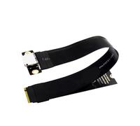 Qsvbeeqj Câble d'extension flexible NVMe vers SFF-8611-SFF-8612 pour une gestion propre des câbles Boîtier d'ordinateur