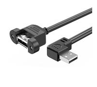 Qsvbeeqj Câble d'extension USB 2.0 avec connexion en acier pour petite électronique