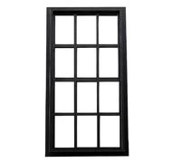 Qsvbeeqj Cadres de fenêtre pour maisons de poupée à l'échelle 1/12 - Accessoires miniatures pour projets familiaux - Architecture miniature réaliste