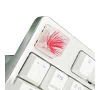 Qsvbeeqj Caractéristiques de la clé en résine Fleur de pin pour clavier mécanique Remplacement élégant Esc Capot de clé de fleur