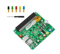 Qsvbeeqj Carte d'alimentation avec bouton de tension réglable 3 30 V/5 V/12 V USB 2.0 compatible avec connexions d'ordinateur, module de régulation de courant