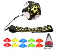 Qsvbeeqj Ceinture et corde élastique parfaites pour améliorer les compétences de football pour l'entraînement professionnel du ballon Équipement d'entraînement de football