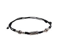 Qsvbeeqj Chaîne de main réglable avec pendentif poisson porte-bonheur fabriqué à la main - Accessoire polyvalent, taille unique, Comme décrit