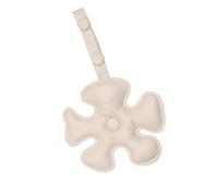 Qsvbeeqj Chaîne florale réglable en cuir PU amovible pour ami et famille, breloque de sac pour femme avec fermeture à pression, blanc, taille unique