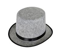 Qsvbeeqj Chapeau de cylindre plat britannique à la mode pour spectacles de costume de magicien spectacles de théâtre musical chapeaux de cylindre pour adultes enfants chapeau de magicien pour enfants