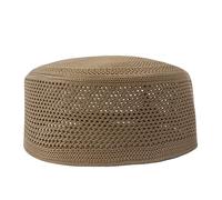 Qsvbeeqj Chapeau de prière pour homme - Tricoté - Arabie, islamique - Respirant - Kufi - Crâne Arabie, indien - Turban islamique, Couleur café., M