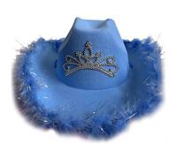 Qsvbeeqj Chapeau Fedoras Vintage Country Western Chapeau Cowgirls Garnitures en fourrure Cowgirls pour fête Accessoires photo Headwaer Cadeaux Western Cowgirl Noir