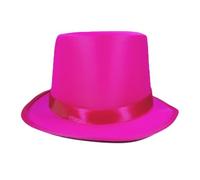 Qsvbeeqj Chapeau haut populaire pour spectacles théâtraux masqués coiffe de gentleman chapeau carnaval fête cérémonie couvre-chef confortable