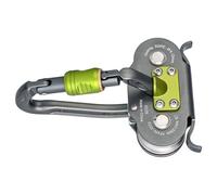 Qsvbeeqj Chariot d'escalade compact avec poulie de sécurité - Mousqueton pour activités de plein air et mousqueton à vis